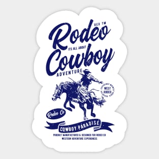 Rodeo Cowboy Paradise Sticker